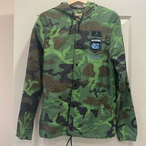 Jordan Green and Brown Camouflage Jacket